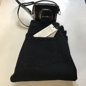 NYDJ Jeans Black Barbara Bootcut lift tuck size 8S